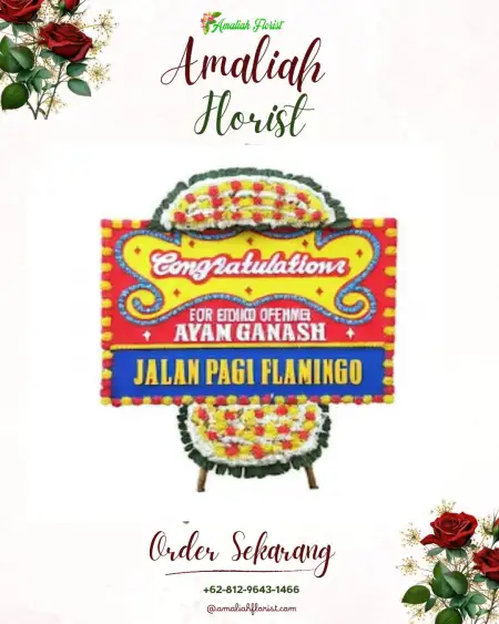 Sewa Papan Bunga Jabon